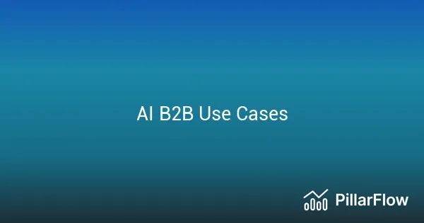 AI B2B Use Cases