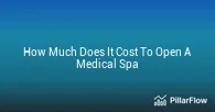 How Much Does It Cost To Open A Medical Spa