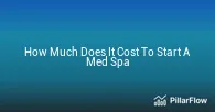 How Much Does It Cost To Start A Med Spa