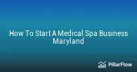 How To Start A Medical Spa Business Maryland