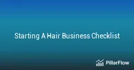 Starting A Hair Business Checklist