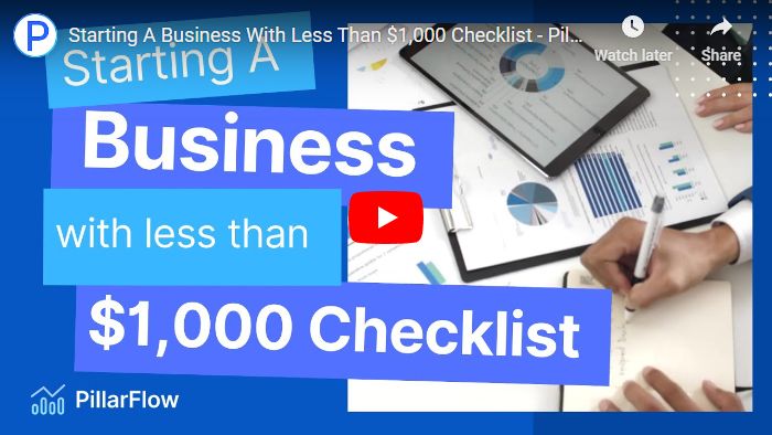 Starting a Business With Less Than $1,000 Checklist
